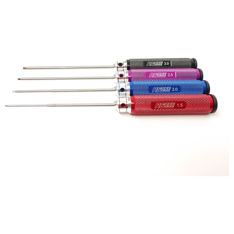 4pc Metric Ball Hex Driver Set (1.5-3mm)