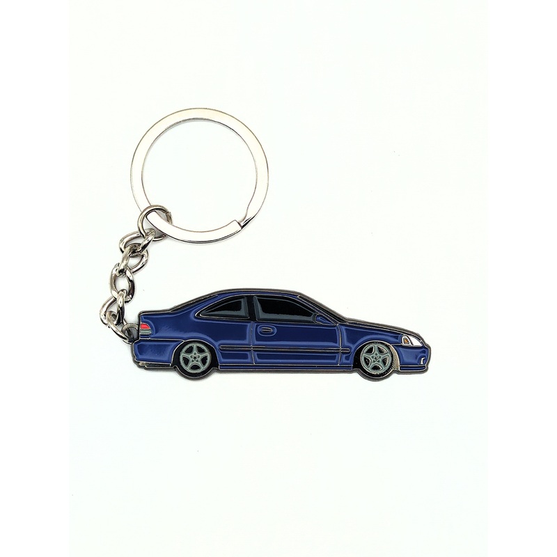 EK Coupe Keychains White