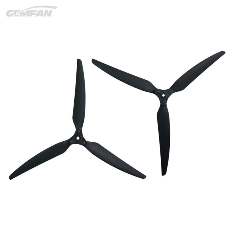 Gemfan 1307F Folding 3 Blade Glass Fiber Nylon Unassembled Propeller (1CW + 1CCW)