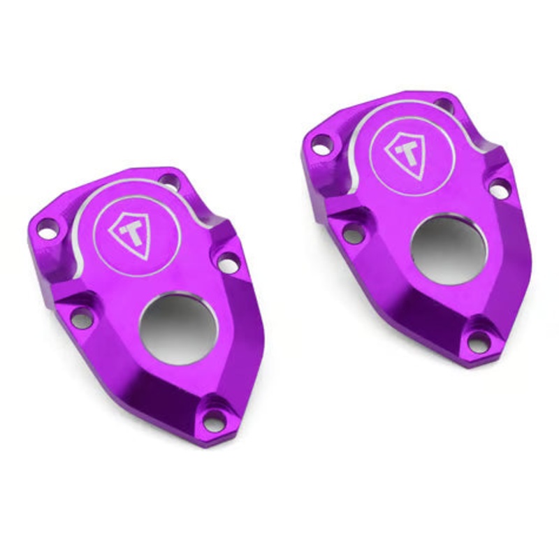 Treal Hobby Vanquish VRD/VS4-10 Aluminum Front Portal Covers (2) Purple