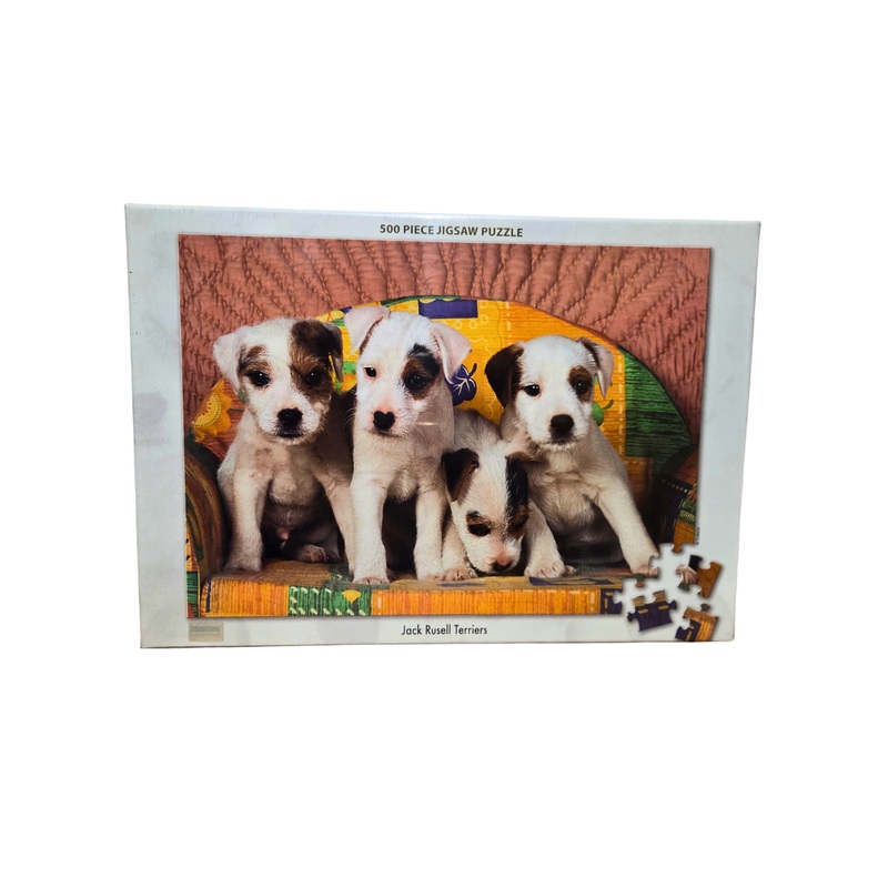 Tomax Jack Russell Terrier Puppies 500 Piece Jigsaw Puzzle
