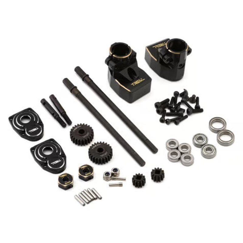 Treal Hobby Axial SCX10 Pro Rear Portal Axle Kit w/Stub Axle Shafts