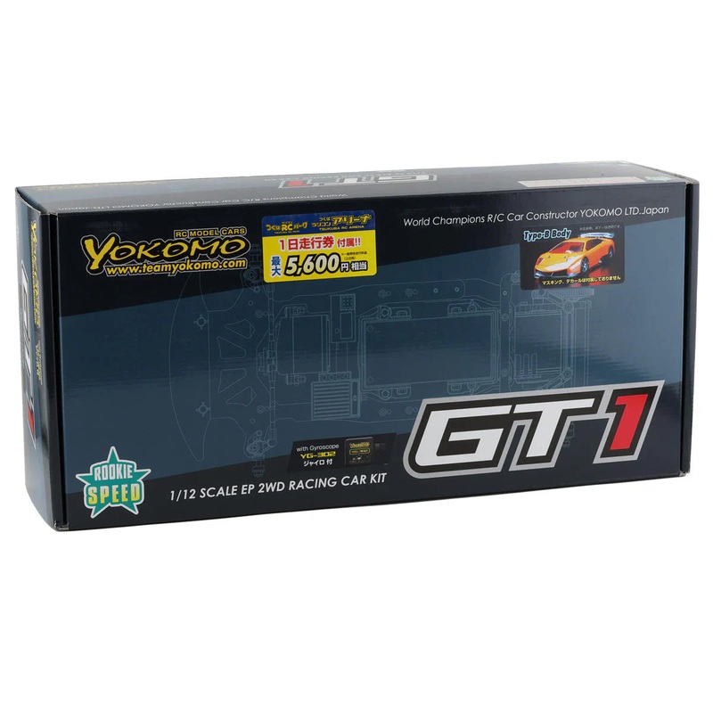 Yokomo YOKGT1-01BG GT1 Rookie Speed Type-B 1/12 Pan Car Kit w/Steering Gyro