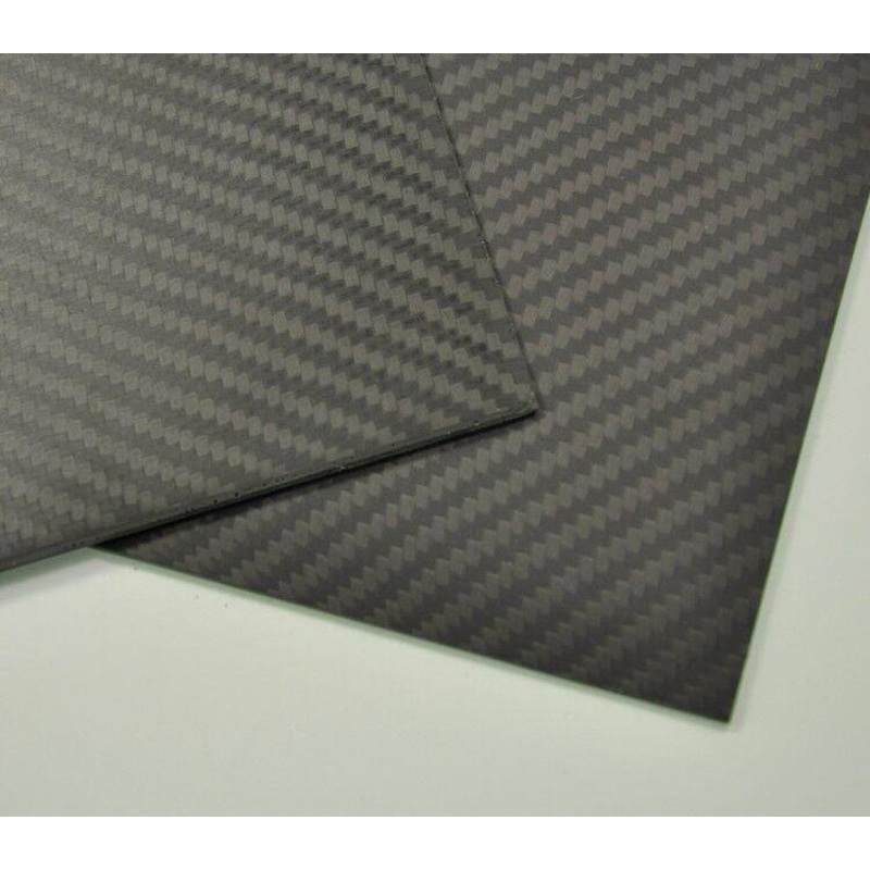 100mmx250mmx2mm Carbon Fiber Plate/Panel/Sheet Matte Surface 2mm Thickness