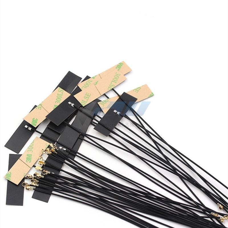 5 PCS/LOT WiFi 2.4G High Gain 5dbi , Built-in Flexible FPC Soft Antenna ZigBee Bluetooth Module IPEX1/IPEX4-K Patch Antenna 5dBi FPC-IPEX1 cable