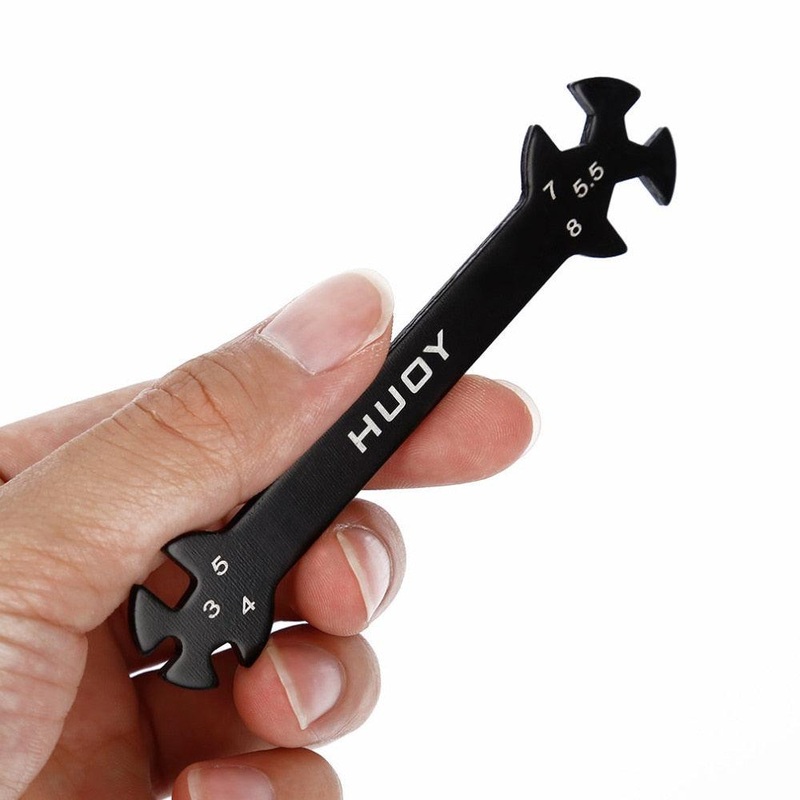 6 in 1 RC Hudy Special Tool Wrench 3/4/5/5.5/7/8MM for Turnbuckles & Nuts Rc Drone Car Boat 1 piece