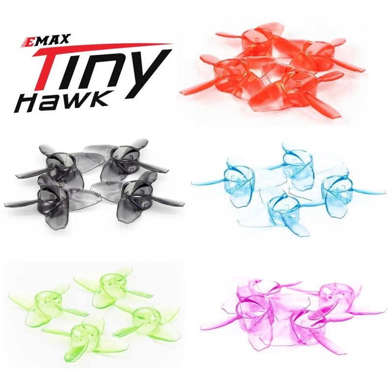 Emax Tinyhawk Spare Part Avan Turtlemode Propeller 4-Blade 40mm Black