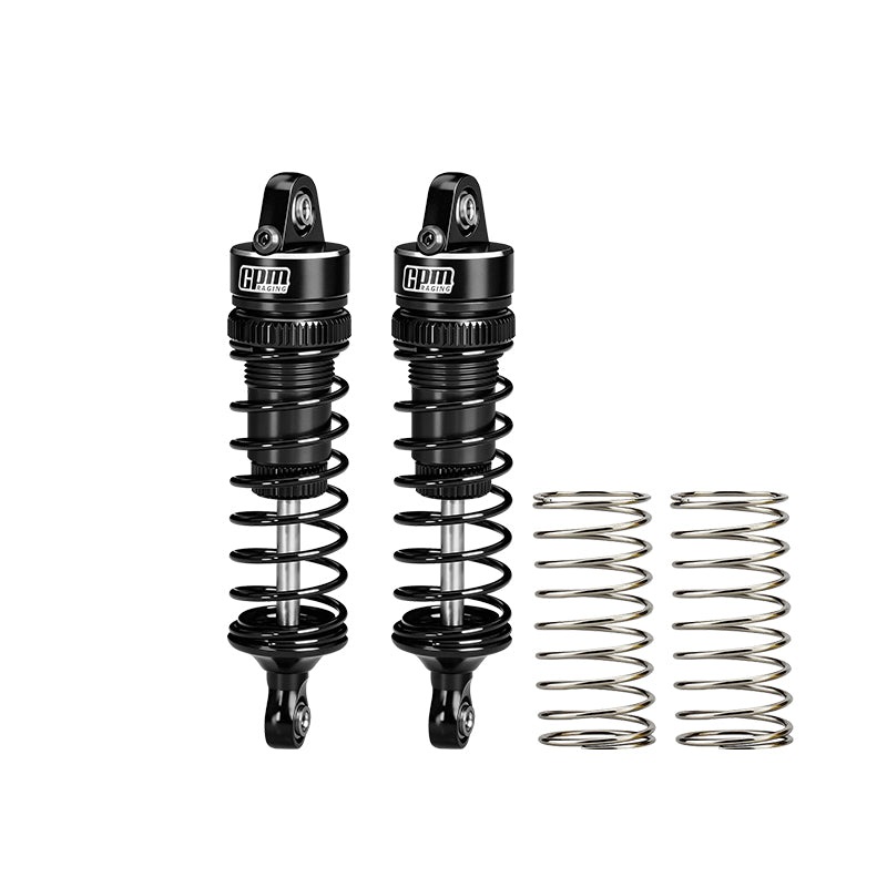 GPM RACING,ARRMA-MINI KRATON ALLOY FRONT SHOCK ABSORBERS 62MM MAKM062F BLUE
