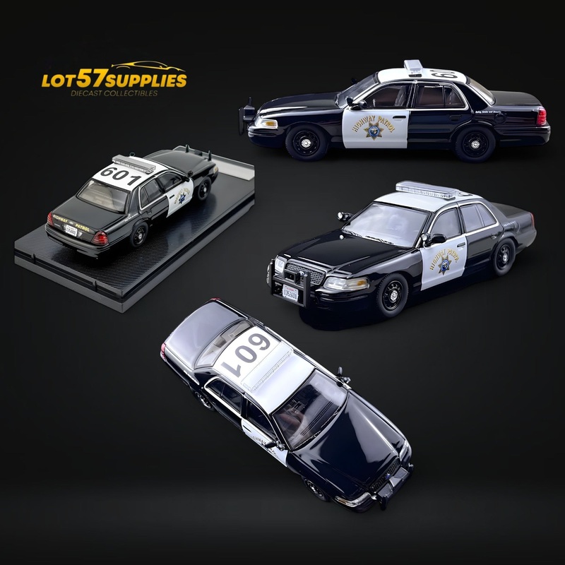 Rollin Ford Crown Victoria California State Police Car 1:64