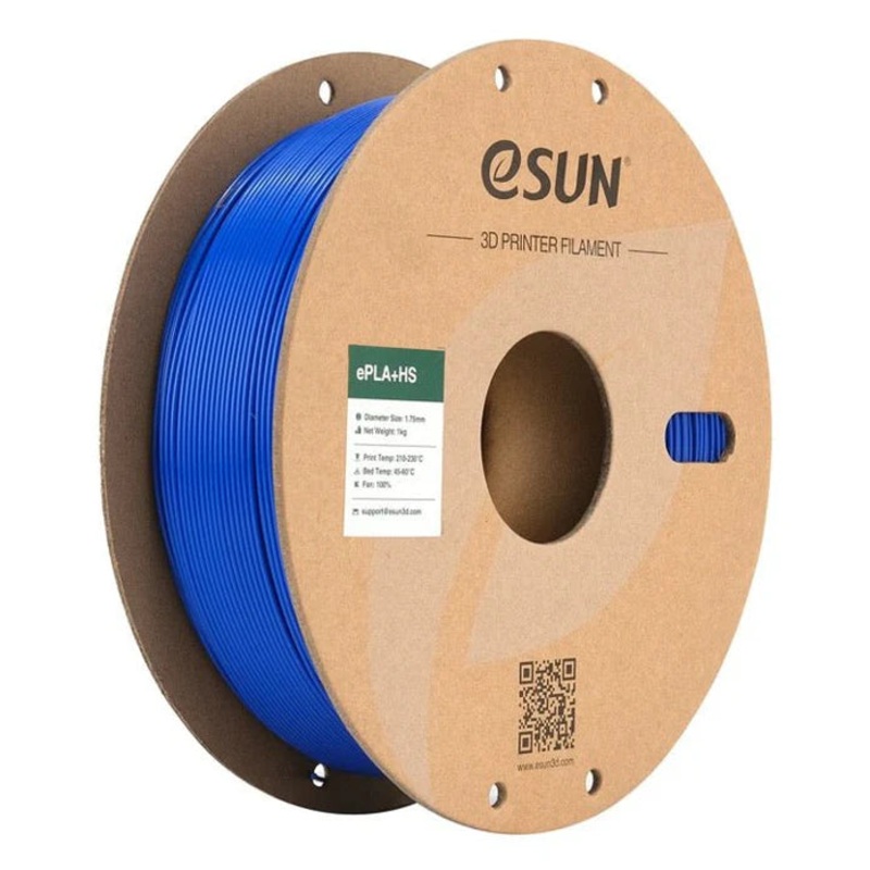 eSUN PLA+ HS High Speed 3D Print Filament 1.75mm 1KG (Blue) Blue
