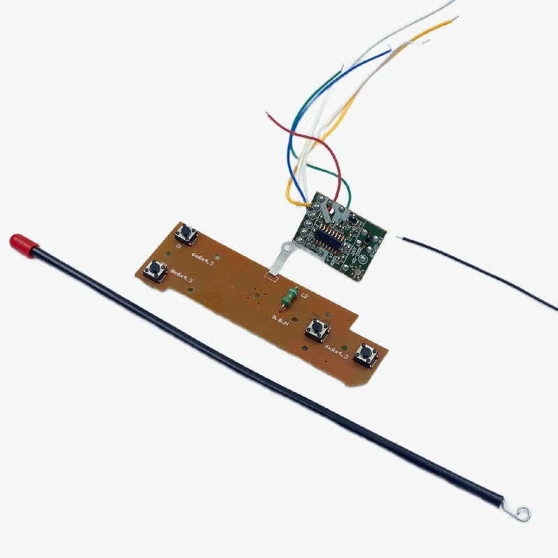 4CH 40MHZ Remote Transmitter & Receiver Board with Antenna