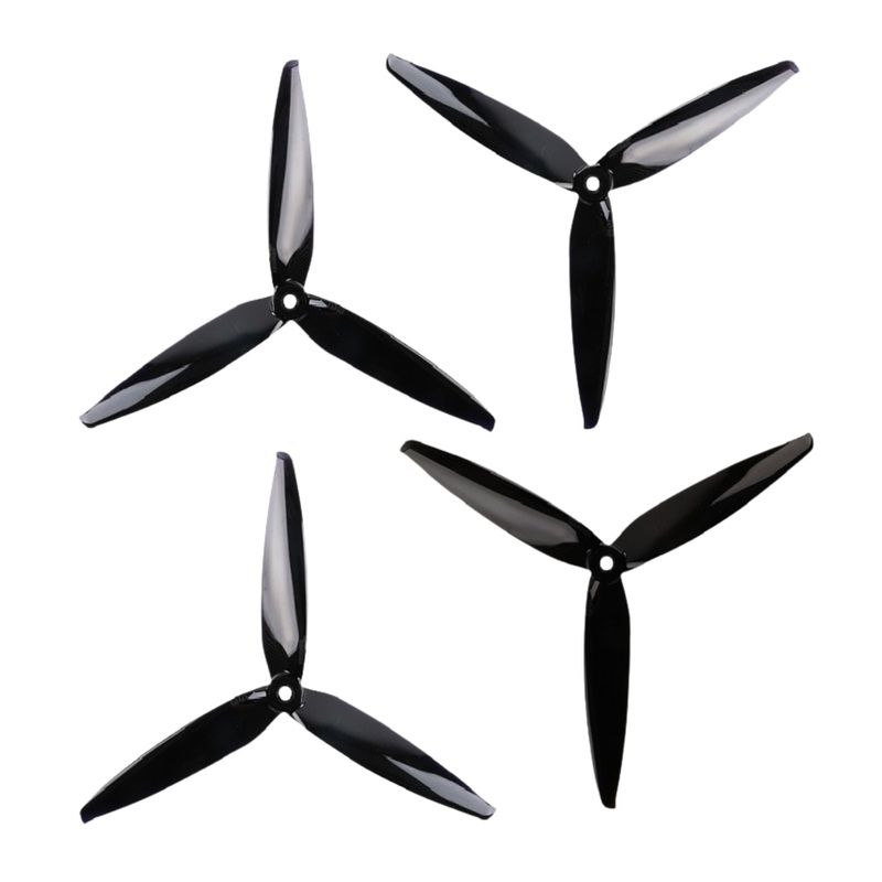 Gemfan 7040 Flash PC 3 Blade Propellers 2CW + 2CCW Black