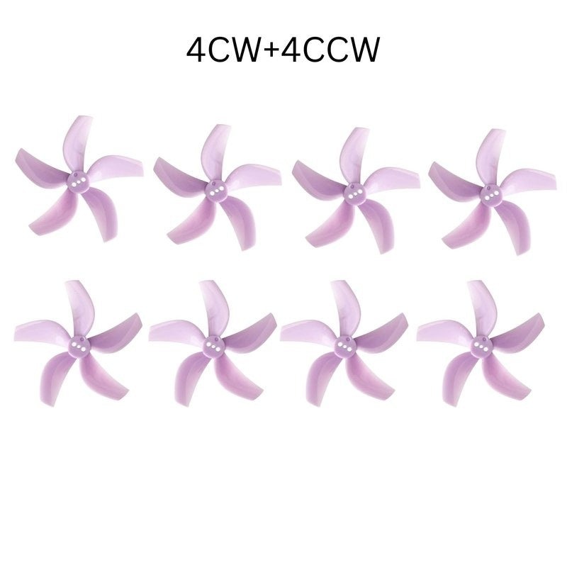 Gemfan D63 Ducted Durable PC5 Blade Propeller (2CW+2CCW) - Purple