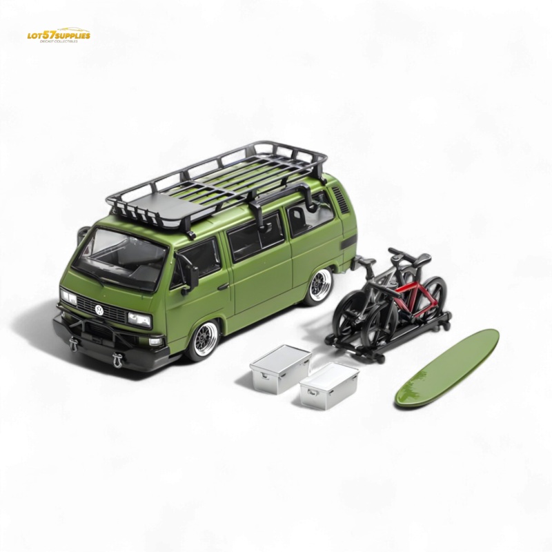 Mortal VW T3 Lowrider Military Green 1:64