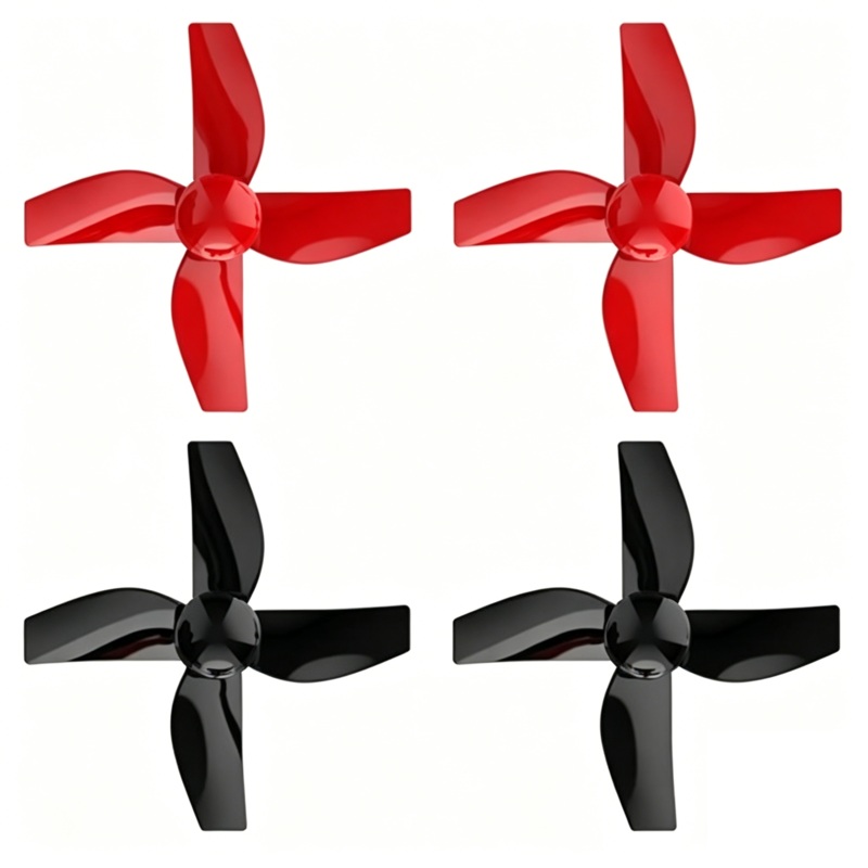 4-Paddle Propellers for HolyStone HS210 Red Drone
