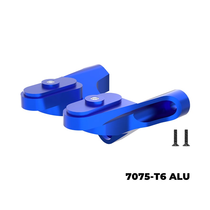 GPM RACING,TEAM LOSI-Micro-B 7075 ALLOY REAR WING MOUNT LMB040R BLUE