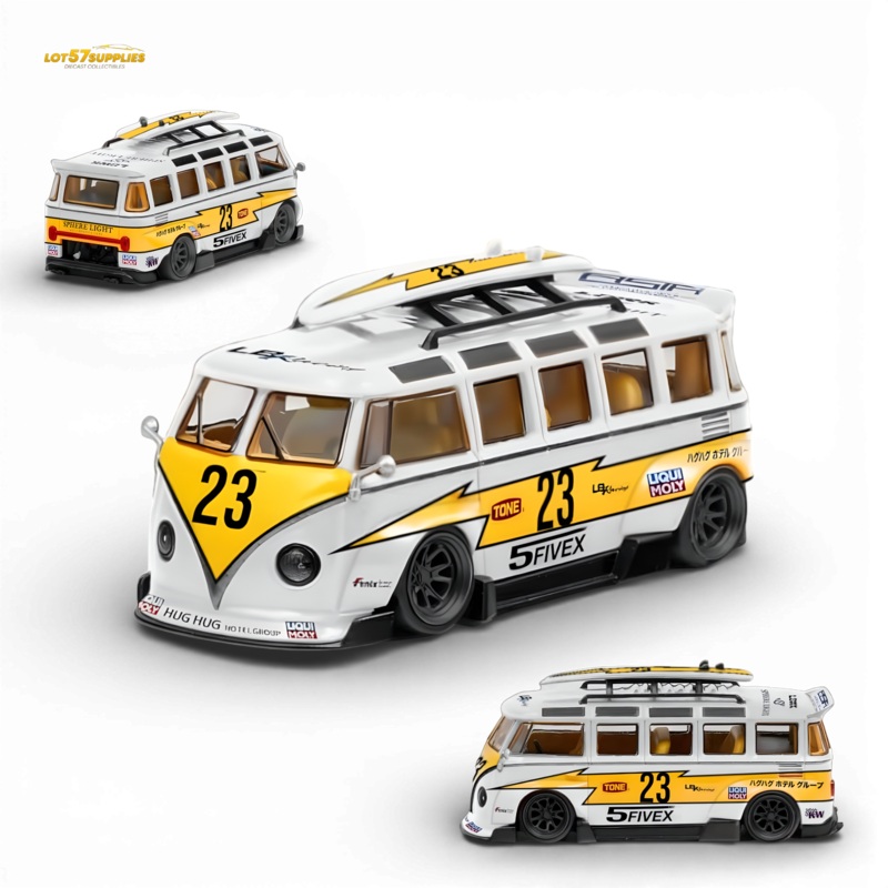 LF Model Volkswagen T1 Kombi WideBody Surfboard 1:64