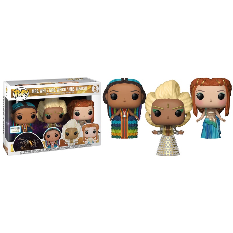 Mrs. Who, Mrs. Which & Mrs. Whatsit (A Wrinkle in Time) 3-pk - Barnes & Noble Exclusive