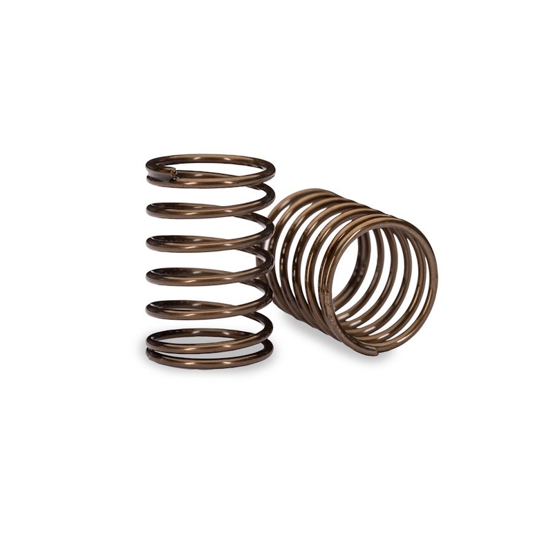 Traxxas 10868 Short Ultra Shock Springs (1.28-Rate Black Stripe) (2)
