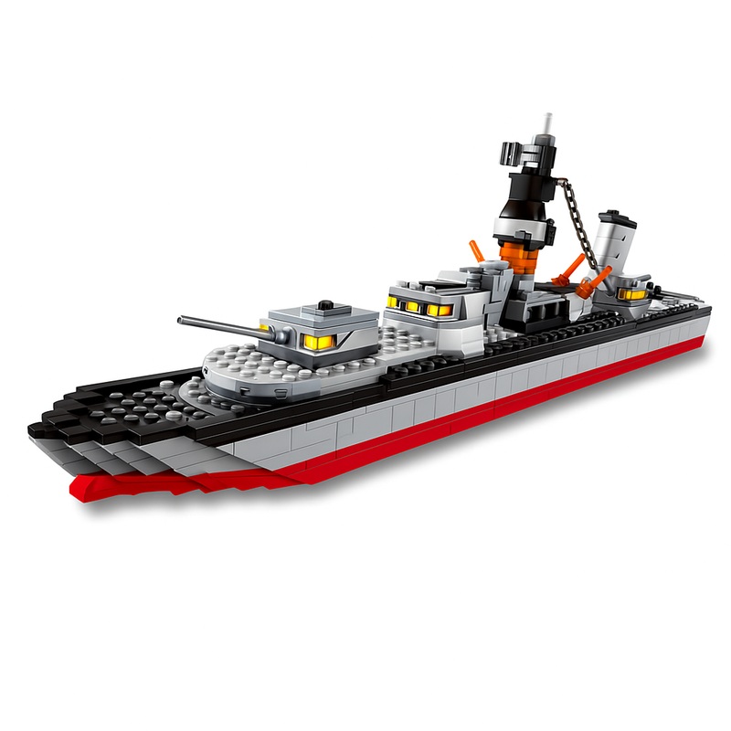 WANGE 5660 Legion Battleship 774-Piece Military Ship Building Block Set