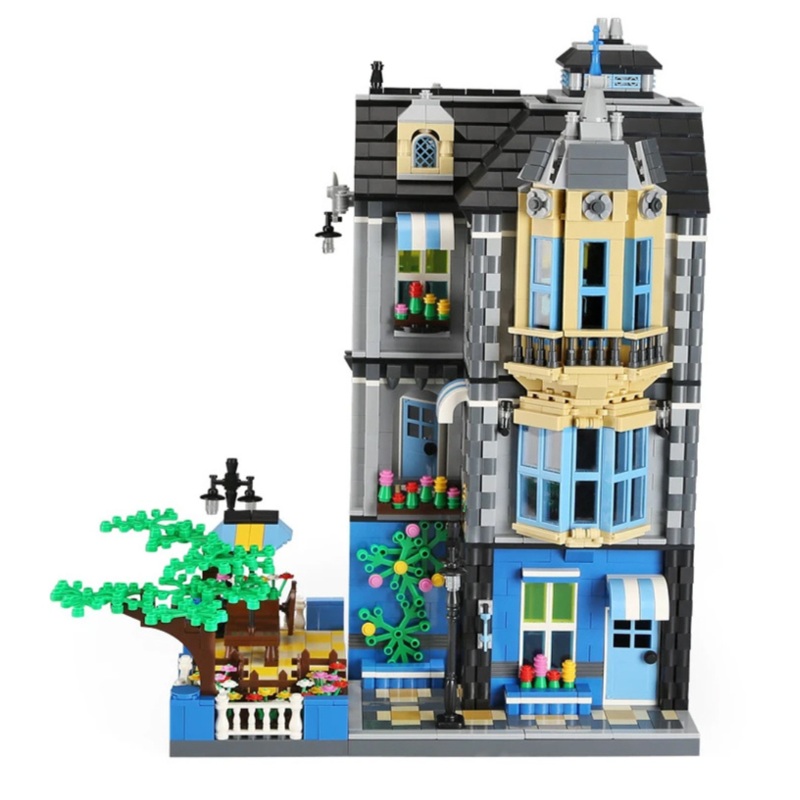 WANGE 6310 Garden Coffee House 2,313Piece Modular Architecture Set