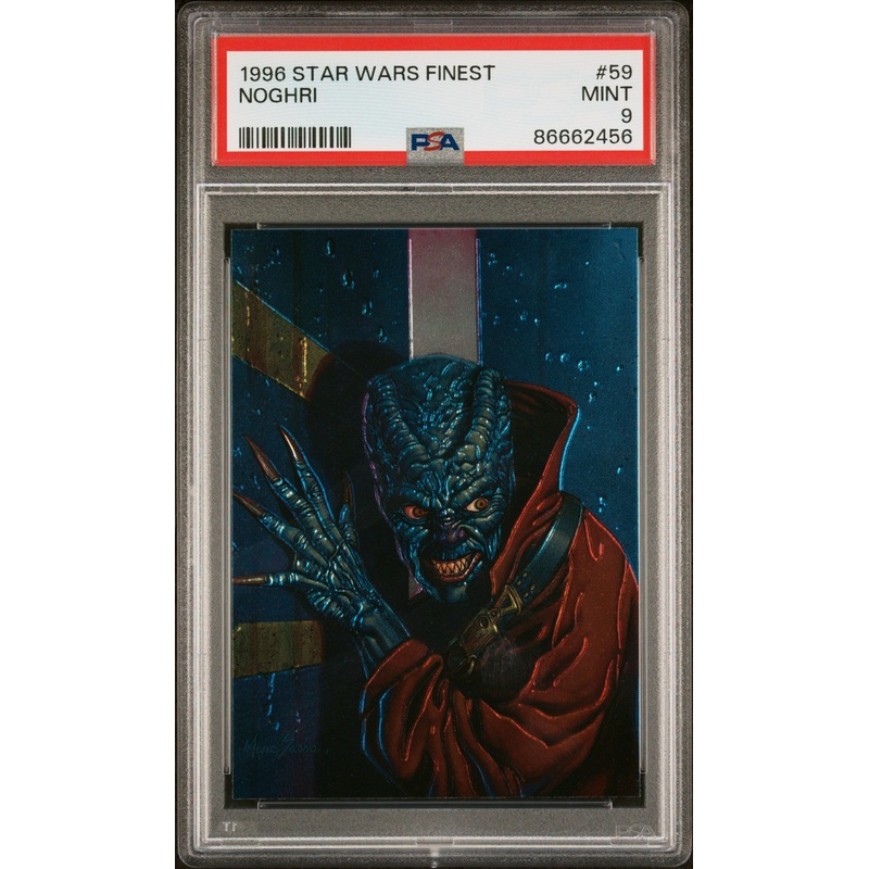 1996 STAR WARS FINEST NOGHRI #59 - PSA 9