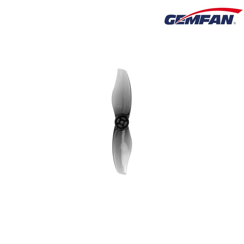 2 inch Gemfan Hurricane 2015 propellers 1.5mm shaft (set of 8) Clear grey