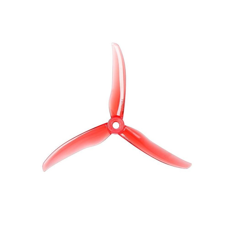T-Motor T5143 S Tri Blade Propellers CW/CCW 1 Pack (4 Pieces) Crystal Red