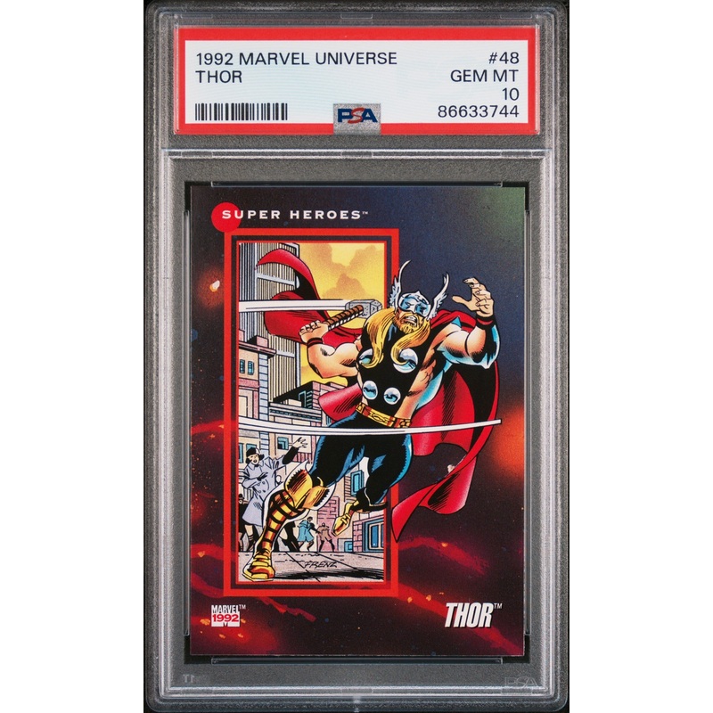 1992 MARVEL UNIVERSE THOR #48 - PSA 10