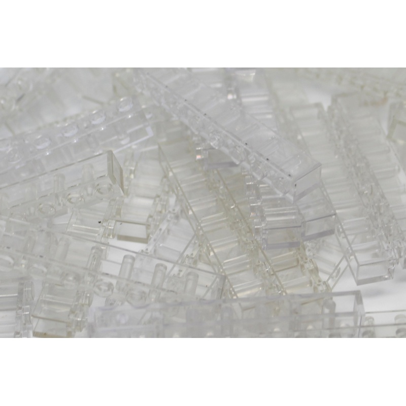 1x8 Stud Bricks 80 Pack (Clear)