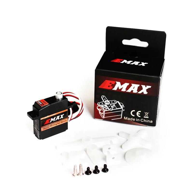 EMAX ES3352HV - All-Purpose High Voltage 12G Metal Gear Digital Standard Servo For RC Car Robot Airplane Drone Aicraft Toy 4PCS