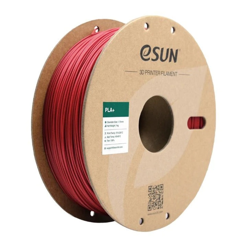 eSUN PLA+ 3D Printer Filament 1.75mm 1KG (Fire Engine Red) Fire Engine Red