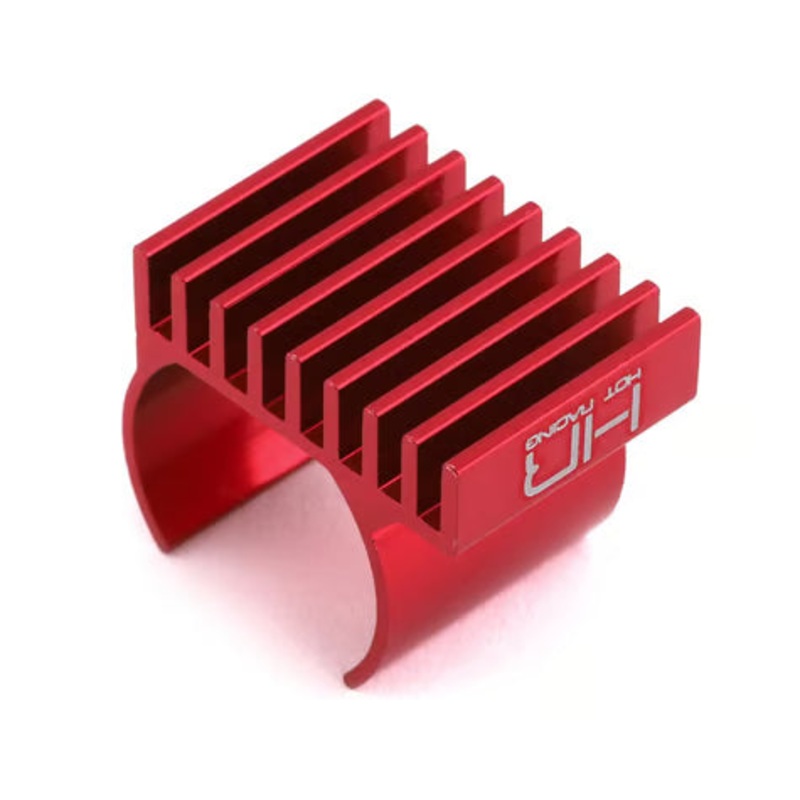Hot Racing HRASXTF030H02 Axial SCX24 030 Motor Heat Sink (Red)