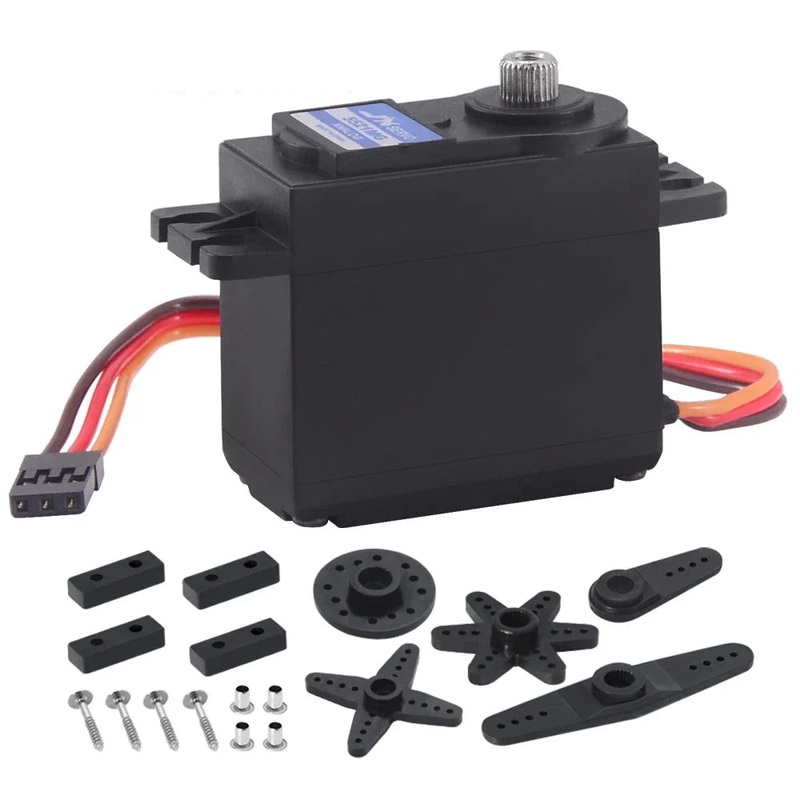 JX Servo PS-5521MG - 20KG Large Torque Metal Gear Standrd Analog Servo for RC Car Robot Plane 1PCS