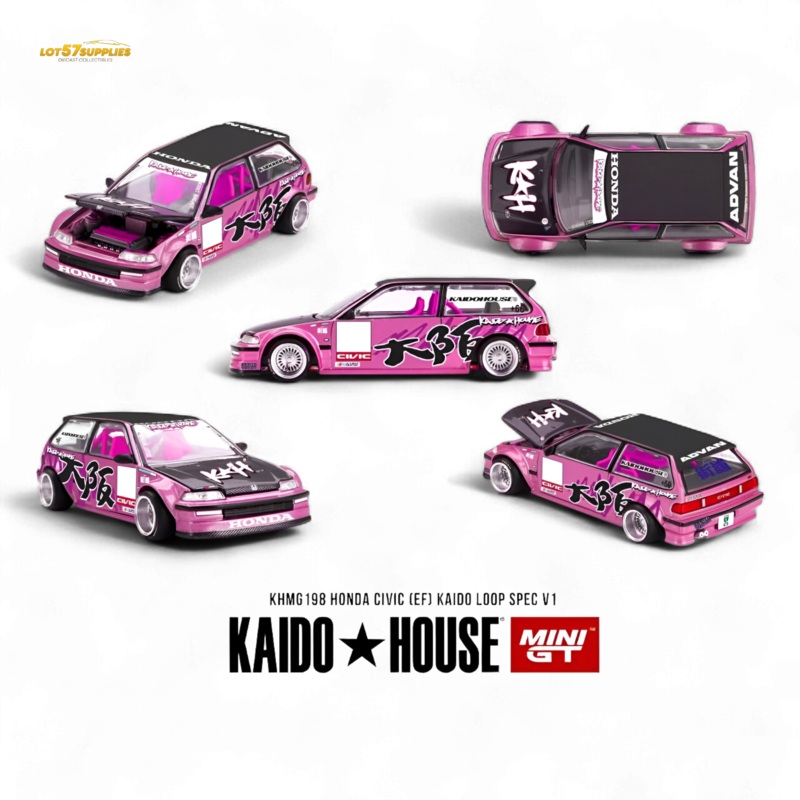 (Pre-Order) Kaido House Honda Civic EF Kaido Loop Spec V1 1:64
