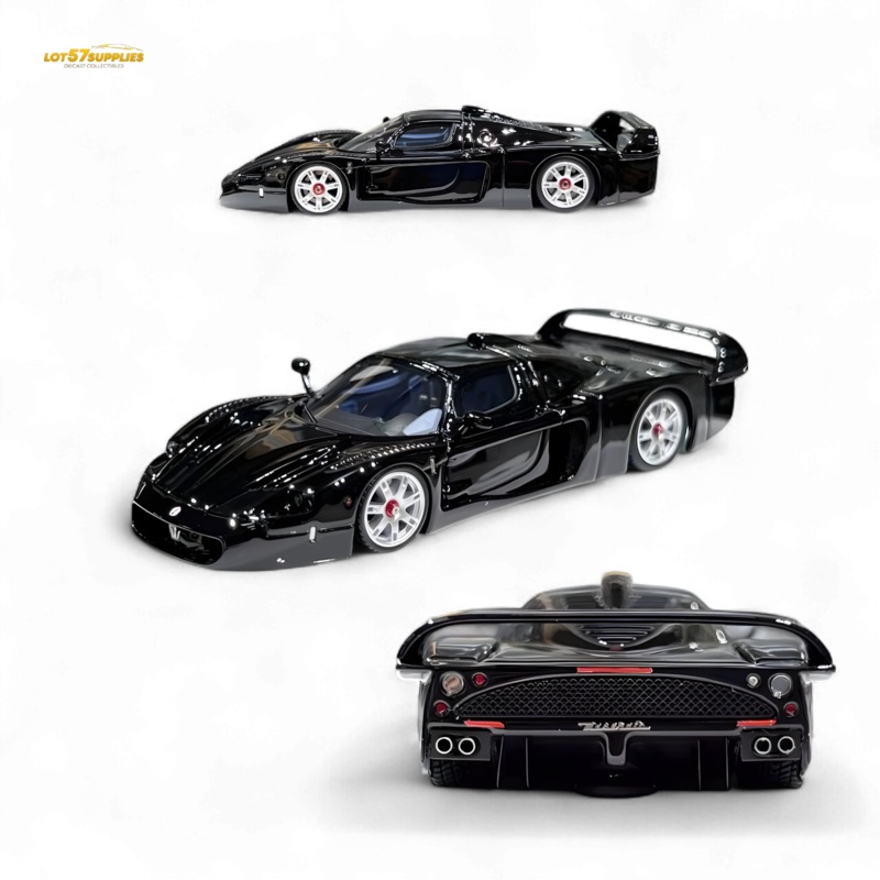 YM Model Maserati MC12 Stradale Corsa Black 1:64