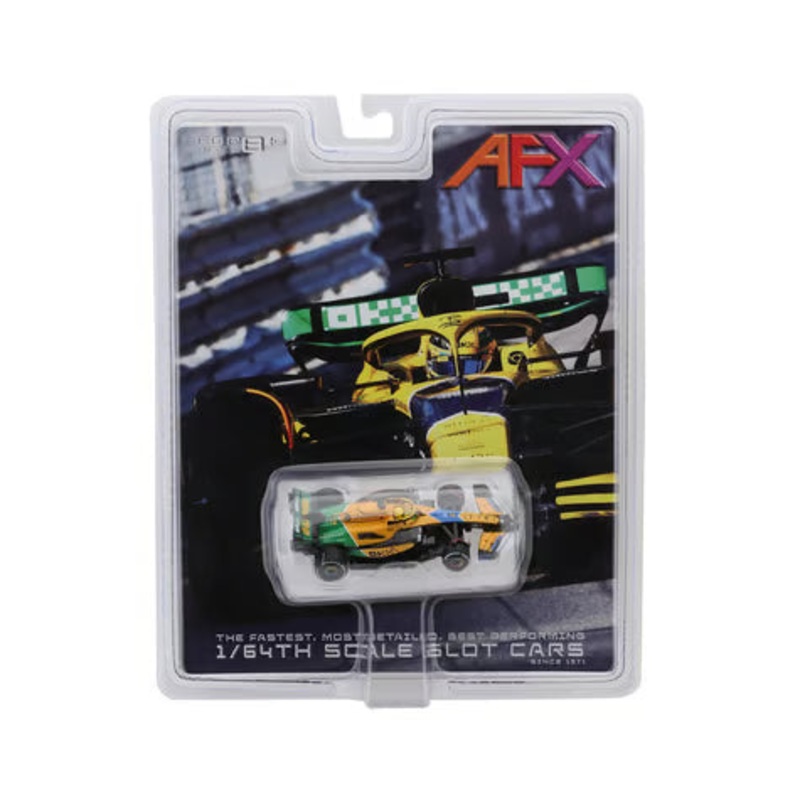 AFX AFX22120 MCLaren MCL38 F1 #4 Senna Monaco 2024 HO Scale Slot Car