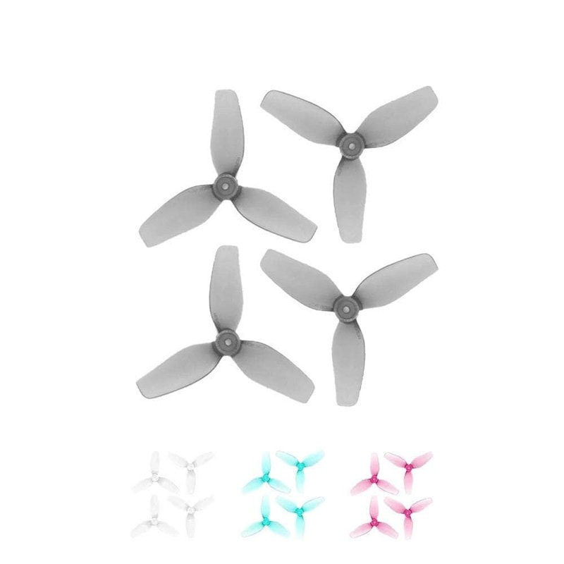 HQProp 31mm Ultralight 3-Blade Propeller (Set of 4) - 1mm Shaft Gray