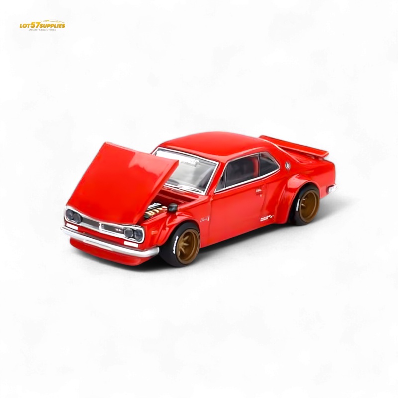 Kaido House Nissan Skyline 2000GT-R (KPGC10) Red 1:64