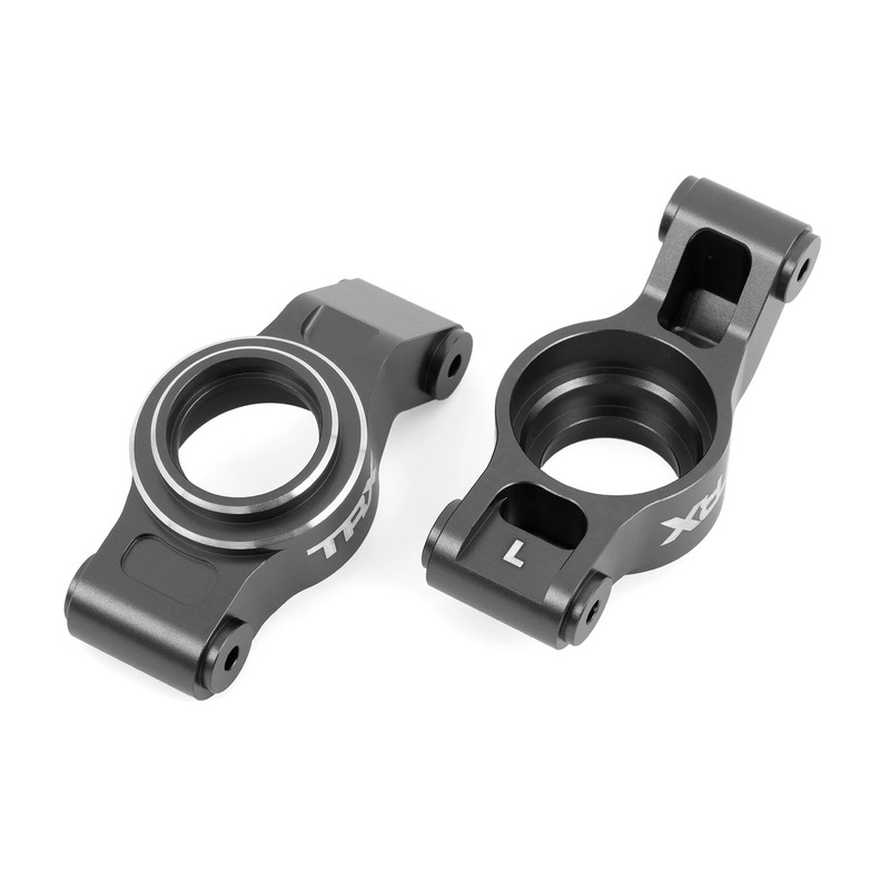 Traxxas 7852-GRAY Aluminum Rear Stub Axle Carriers X-maxx XRT