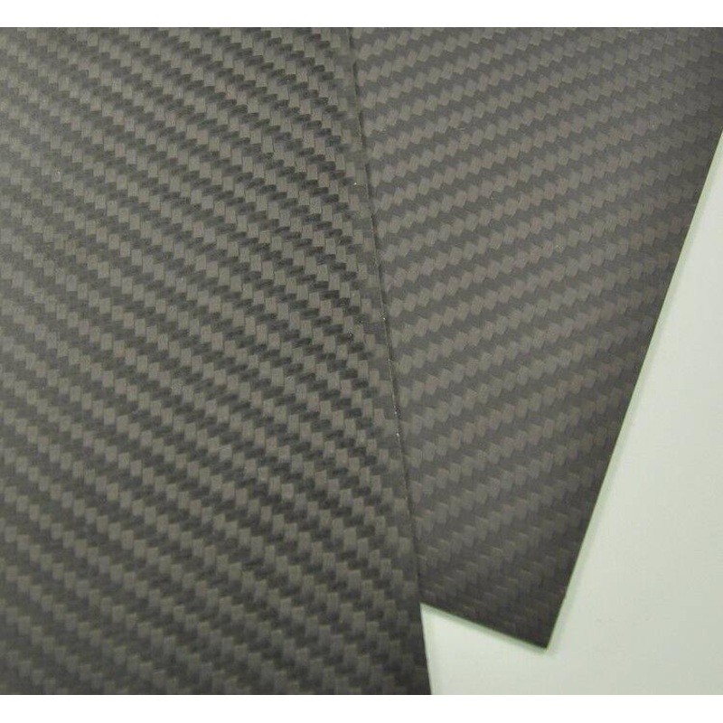 100mmx400mmx2mm Carbon Fiber Plate/Panel/Sheet Matte Surface 2mm Thickness