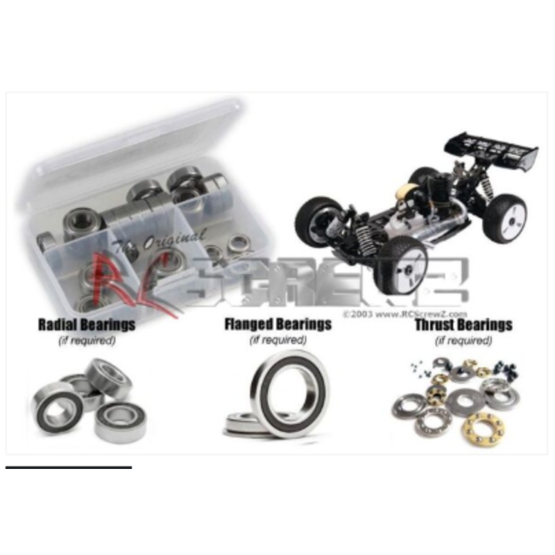ARC RC R8.1e Onroad 1/8th Rubber Shielded Bearing Kit