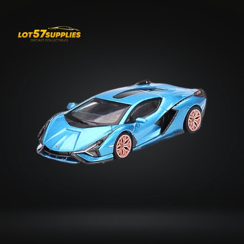 Mini-GT Lamborghini Sin FKP 37 Blu Aegir 1:64