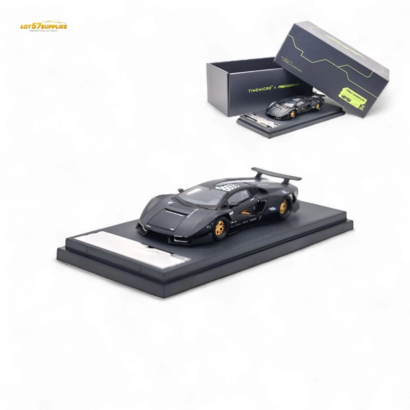 TimeMicro Countach Black 1:64
