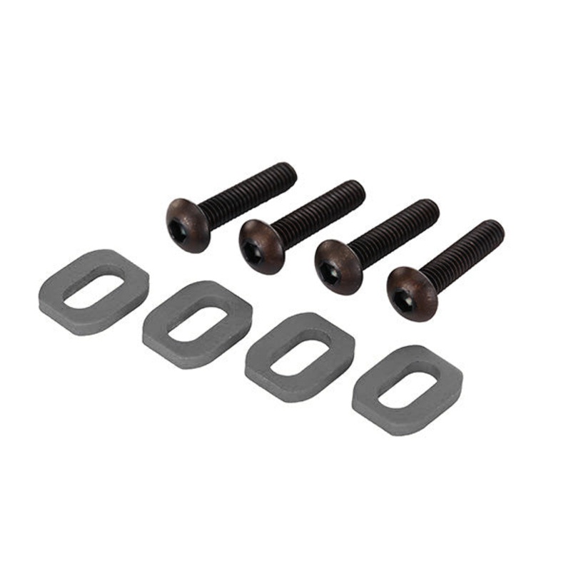 Traxxas 7759-GRAY Gray Aluminum Motor Mount Washers (4) X-Maxx XRT