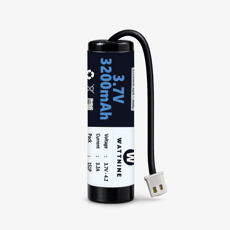 WATTNINE 3.7V 3200mAh Rechargeable Lithium-ion Battery Pack with Warranty for GPS, CCTV, and Commercial Application