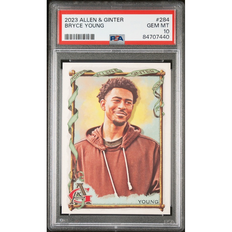 2023 TOPPS ALLEN & GINTER BRYCE YOUNG #284 - PSA 10 ROOKIE CARD