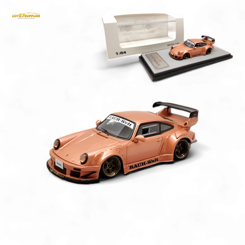 QIDIAN Porsche RWB 930 Champagne Gold 1:64