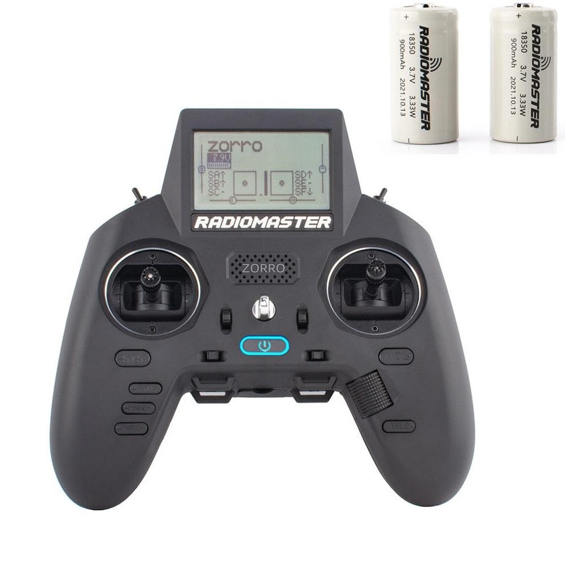 RadioMaster Zorro with Battery Hall Handle Remote Control CC2500 JP4IN1 Multi-Protocol ELRS TX High Frequency Configurations CC2500 With Battery