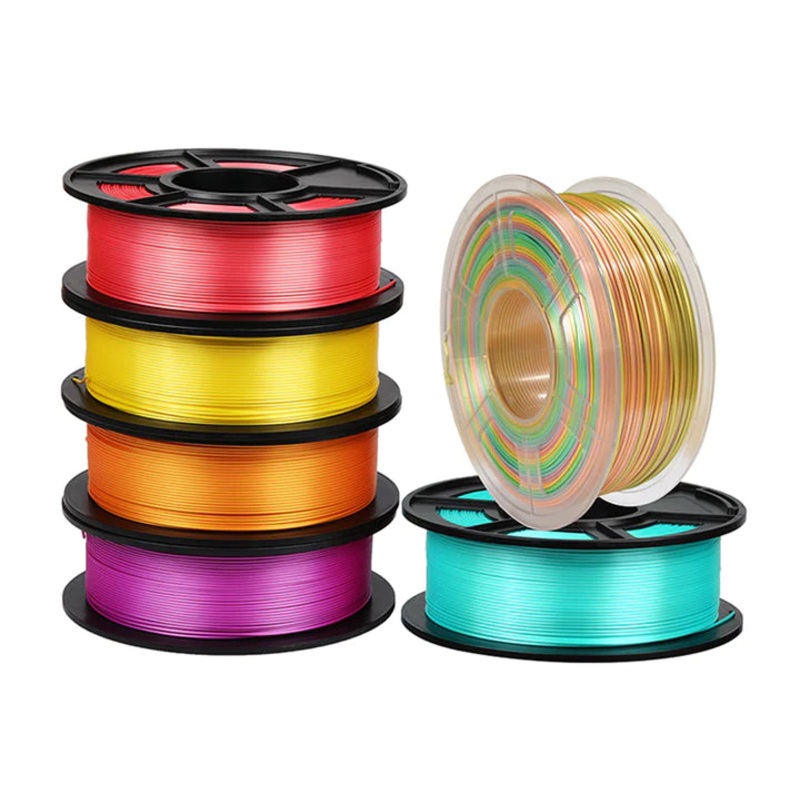 SUNLU SILK PLA+ 3D Printer Filament 1.75mm 1KG LIGHT GOLD